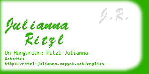 julianna ritzl business card